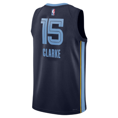 Brandon Clarke 15 Memphis Grizzlies Navy Icon Jersey - Elite Zone Sports