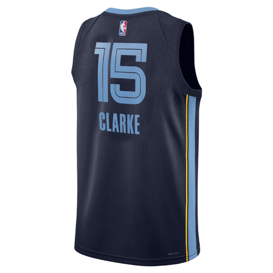 Brandon Clarke 15 Memphis Grizzlies Navy Icon Jersey - Elite Zone Sports