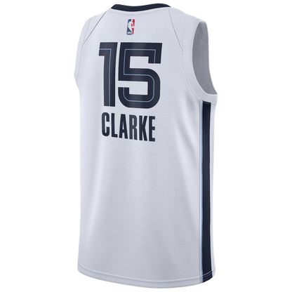 Brandon Clarke 15 Memphis Grizzlies White Association Jersey - Elite Zone Sports