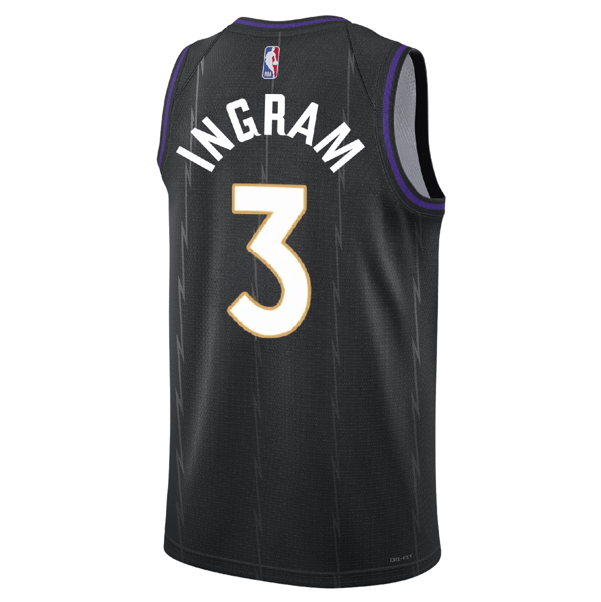 Brandon Ingram 3 Toronto Raptors Black City Edition Jersey - Elite Zone Sports