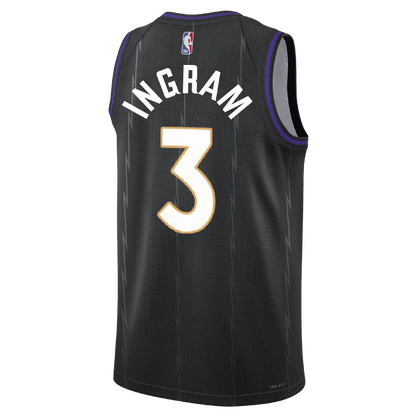 Brandon Ingram 3 Toronto Raptors Black City Edition Jersey - Elite Zone Sports