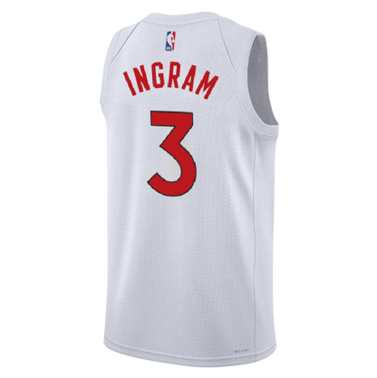 Brandon Ingram 3 Toronto Raptors White Association Jersey - Elite Zone Sports