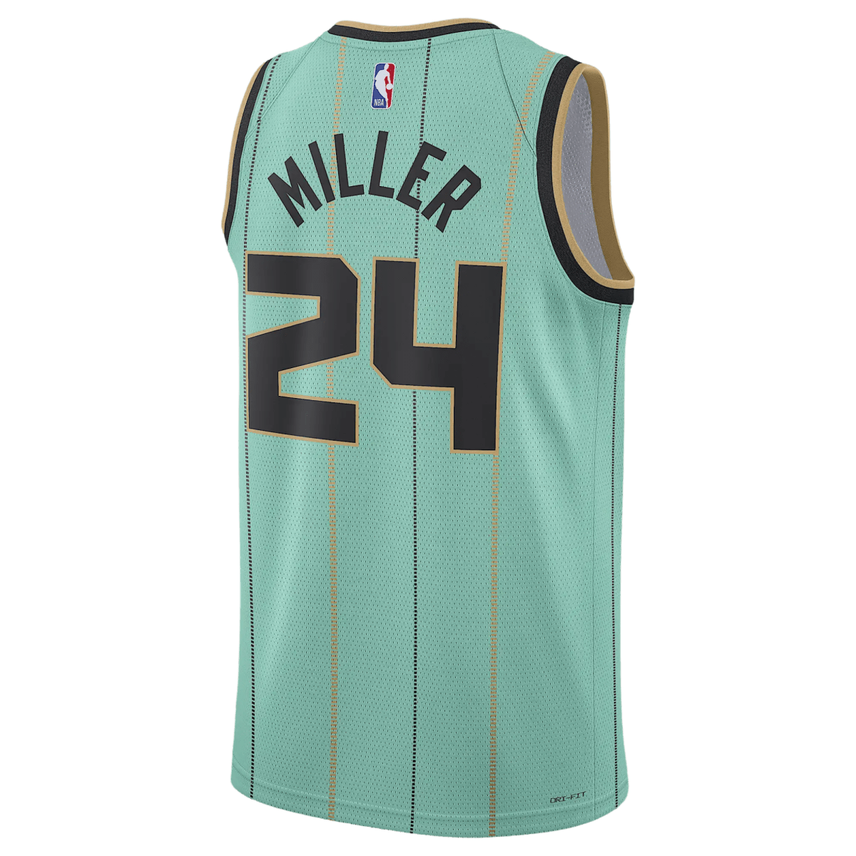 Brandon Miller 24 Charlotte Hornets Mint City Edition Jersey - Elite Zone Sports