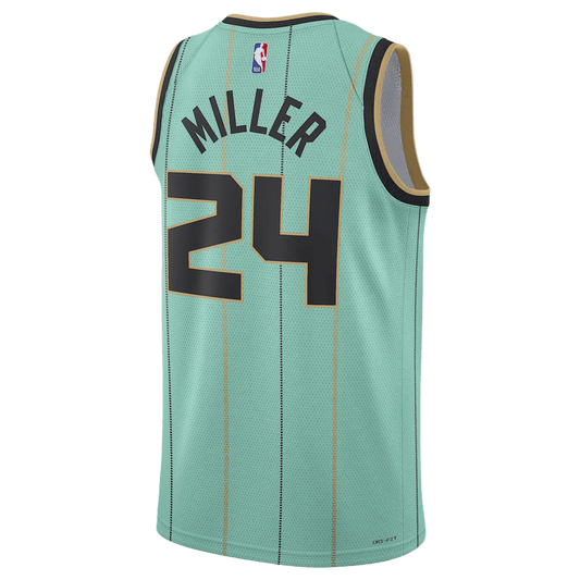 Brandon Miller 24 Charlotte Hornets Mint City Edition Jersey - Elite Zone Sports