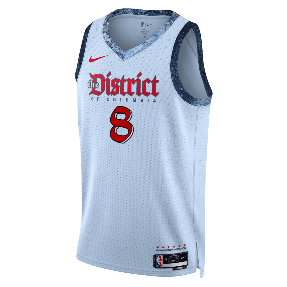 Bub Carrington 8 Washington Wizards Blue City Edition Jersey - Elite Zone Sports