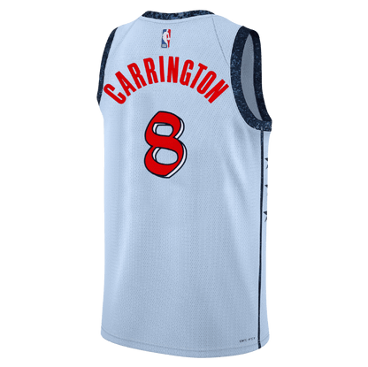 Bub Carrington 8 Washington Wizards Blue City Edition Jersey - Elite Zone Sports