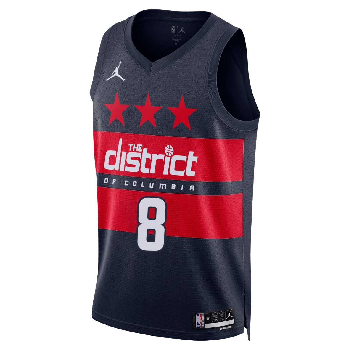 Bub Carrington 8 Washington Wizards Blue Statement Jersey - Elite Zone Sports