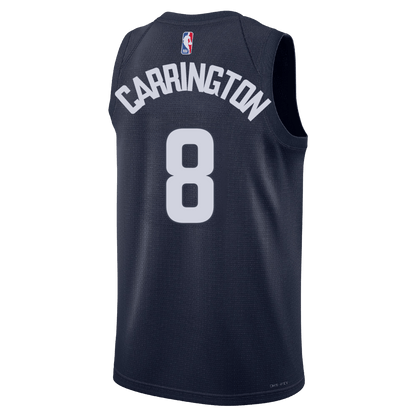 Bub Carrington 8 Washington Wizards Blue Statement Jersey - Elite Zone Sports