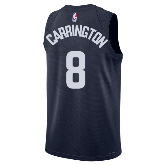 Bub Carrington 8 Washington Wizards Blue Statement Jersey - Elite Zone Sports