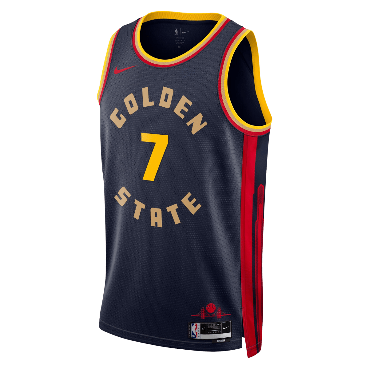 Buddy Hield 7 Golden State Warriors Navy City Edition Jersey - Elite Zone Sports