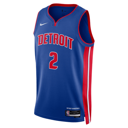 Cade Cunningham 2 Detroit Pistons Blue Icon Jersey - Elite Zone Sports
