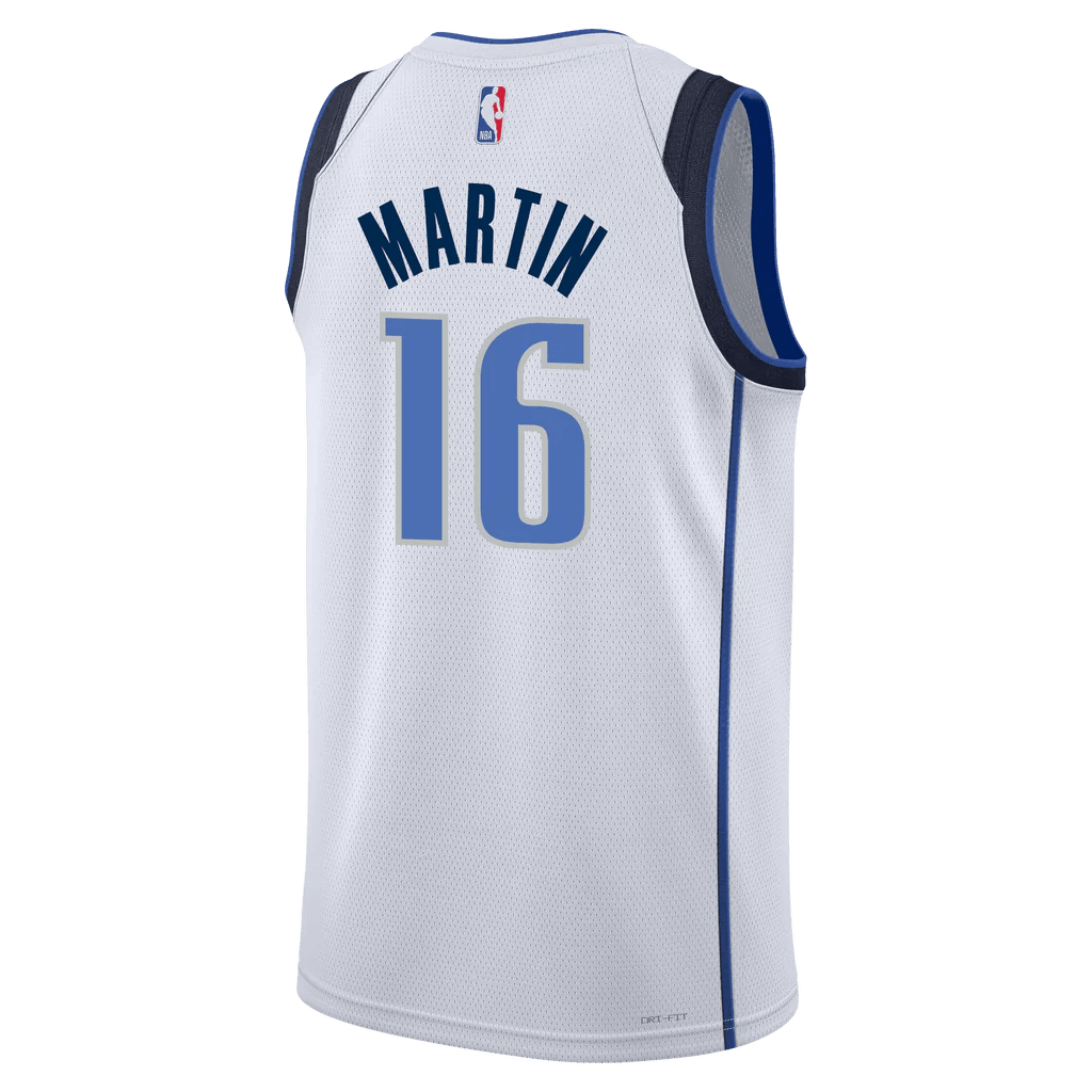 Caleb Martin 16 Dallas Mavericks White Association Jersey - Elite Zone Sports