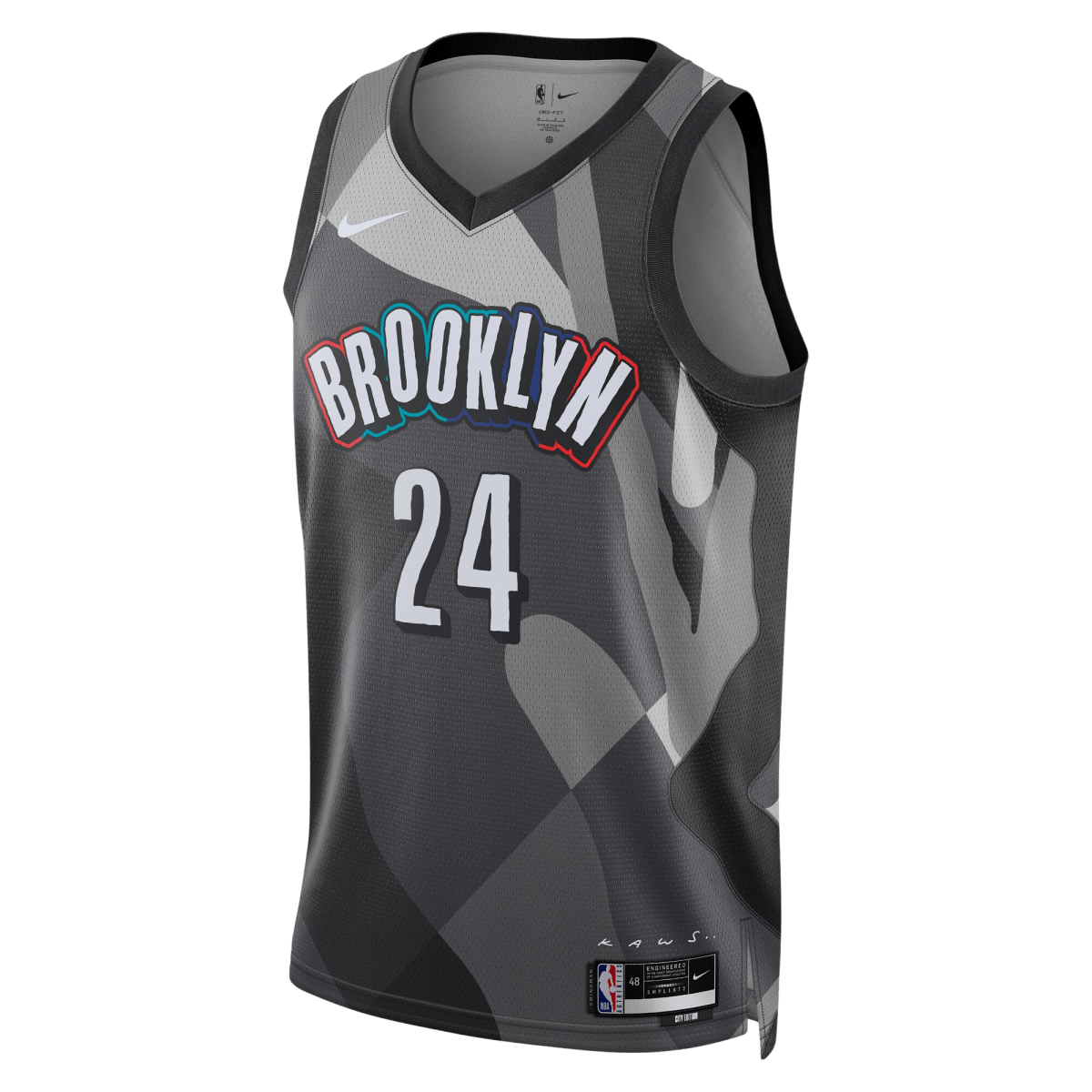 Cam Thomas 24 Brooklyn Nets Grey City Edition Jersey - Elite Zone Sports