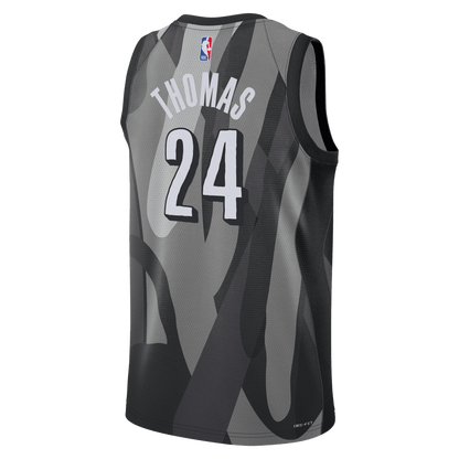Cam Thomas 24 Brooklyn Nets Grey City Edition Jersey - Elite Zone Sports