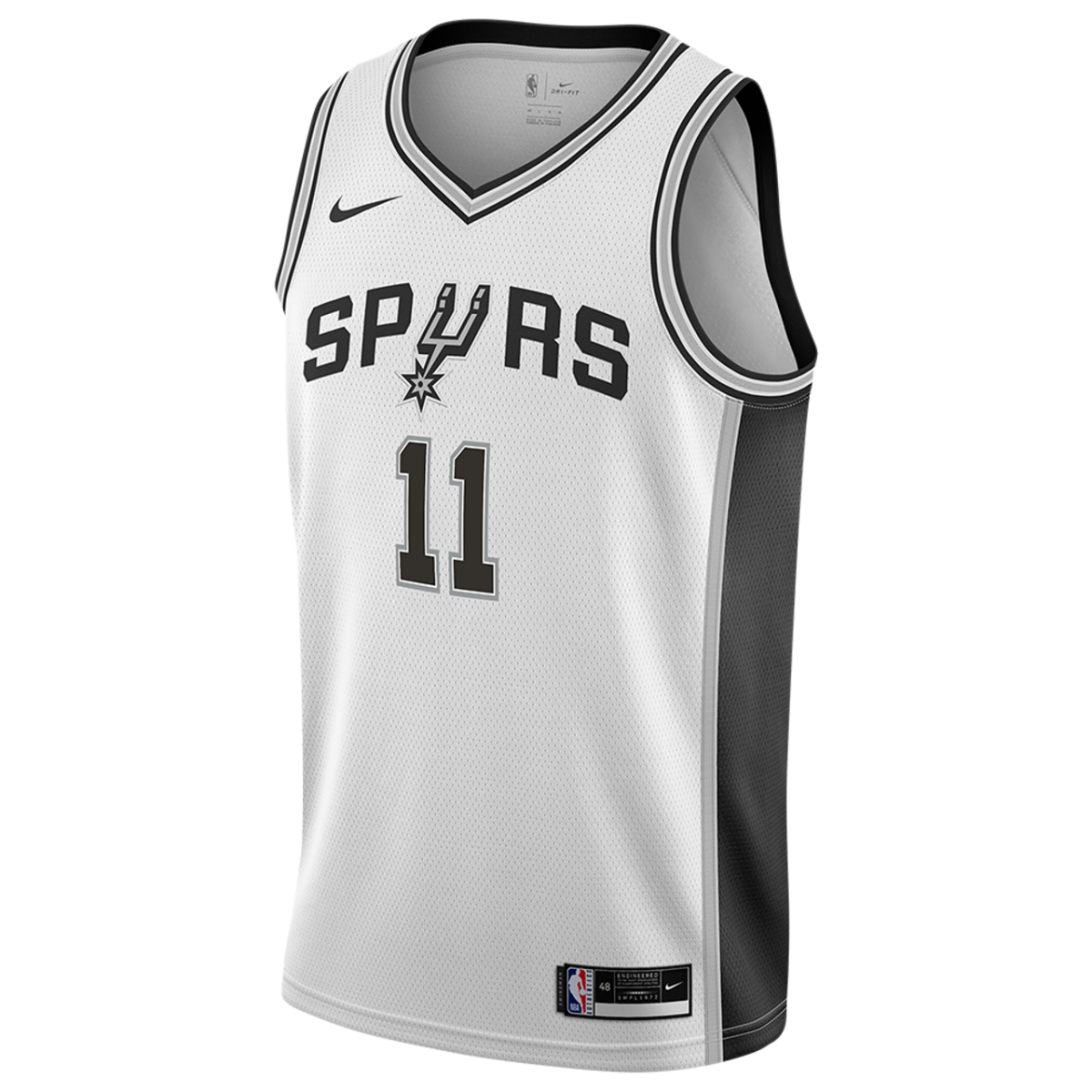 Carter Bryant 11 San Antonio Spurs White Association Jersey - Elite Zone Sports