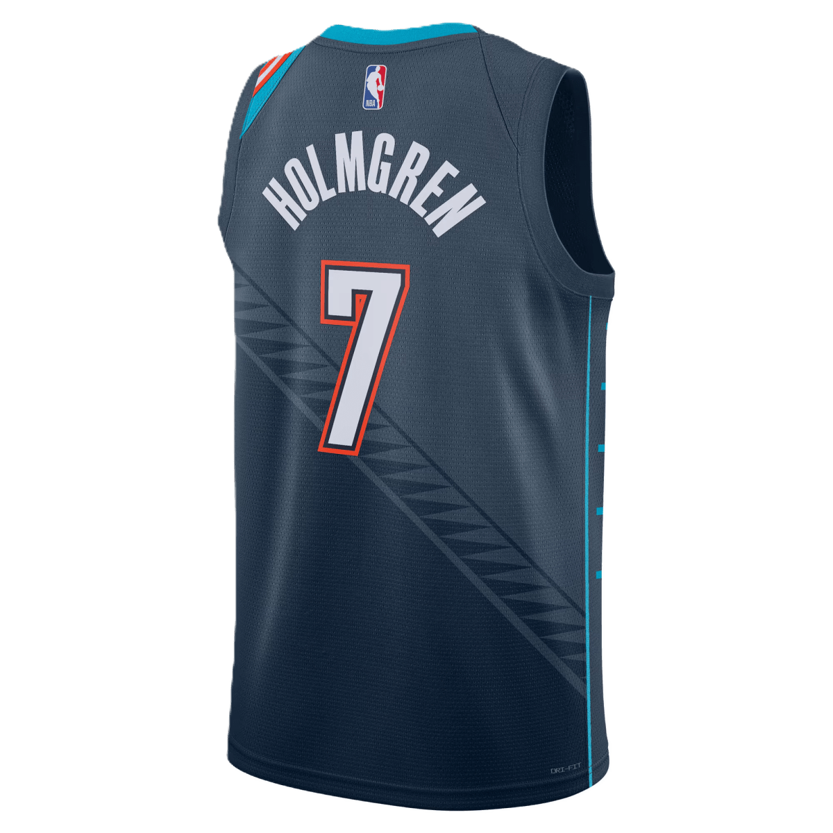 Chet Holmgren 7 Oklahoma City Thunder Navy 2025/26 City Edition Jersey - Elite Zone Sports