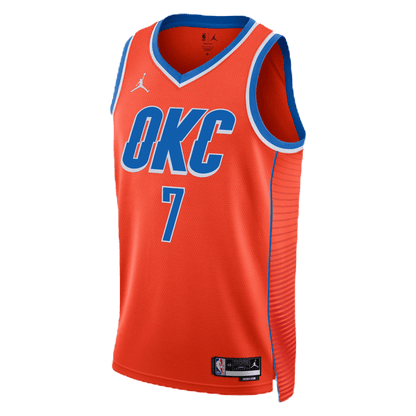 Chet Holmgren 7 Oklahoma City Thunder Orange Statement Jersey - Elite Zone Sports