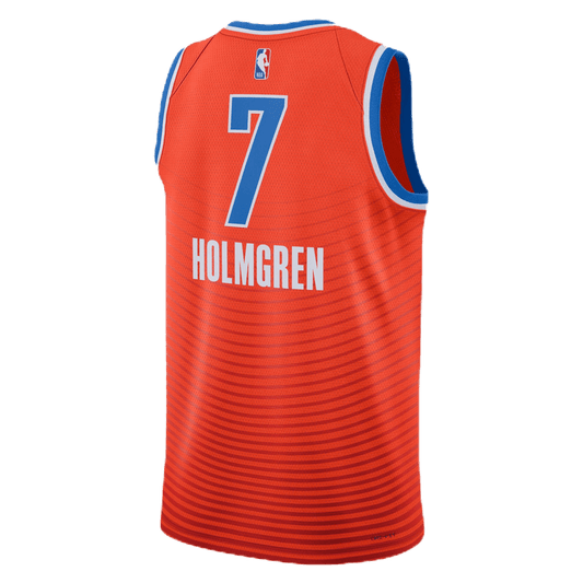 Chet Holmgren 7 Oklahoma City Thunder Orange Statement Jersey - Elite Zone Sports