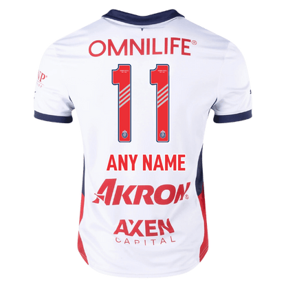 Chivas 24/25 Away Personalized Fans Soccer Jersey - Elite Zone Sports
