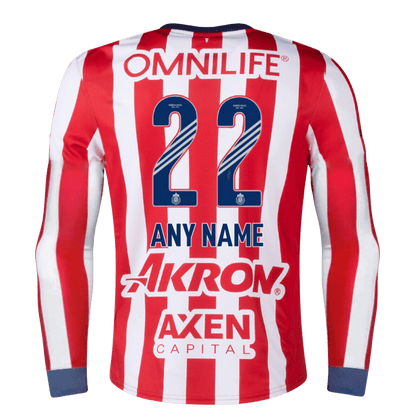 Chivas 24/25 Home Long Sleeve Soccer Jersey - Elite Zone Sports