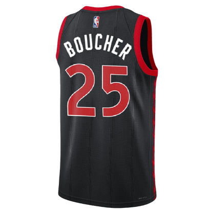 Chris Boucher 25 Toronto Raptors Black Statement Jersey - Elite Zone Sports