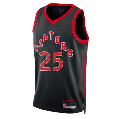 Chris Boucher 25 Toronto Raptors Black Statement Jersey - Elite Zone Sports