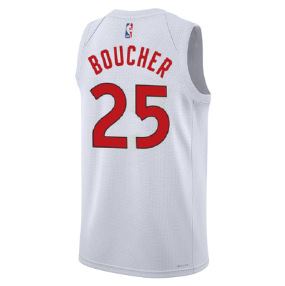 Chris Boucher 25 Toronto Raptors White Association Jersey - Elite Zone Sports