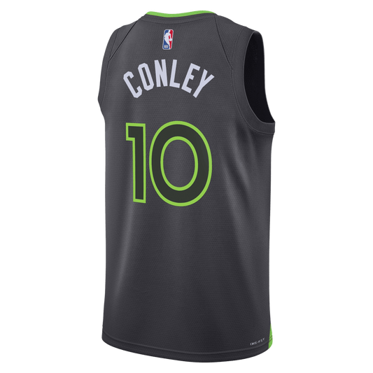 Conley 10 Minnesota Timberwolves Charcoal Statement Jersey - Elite Zone Sports