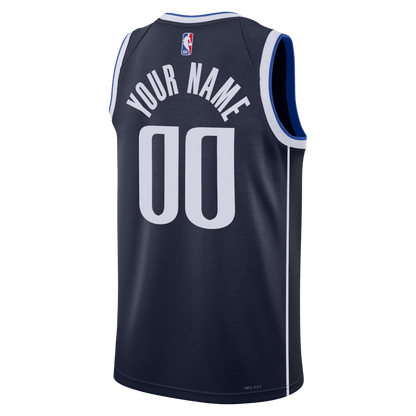 Custom Dallas Mavericks Navy Statement Personalized Jersey - Elite Zone Sports
