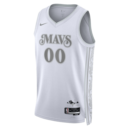 Custom Dallas Mavericks White City Edition Personalized Jersey - Elite Zone Sports