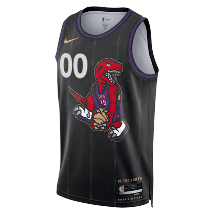 Custom Toronto Raptors Black City Edition Personalized Jersey - Elite Zone Sports
