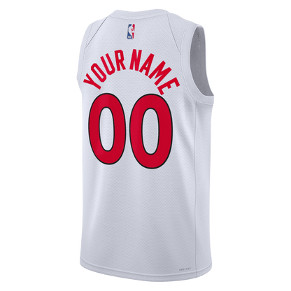Custom Toronto Raptors White Association Personalized Jersey - Elite Zone Sports