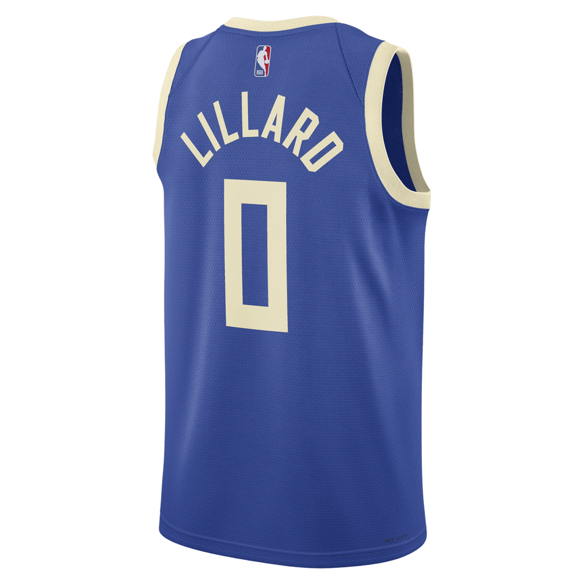 Damian Lillard 0 Milwaukee Bucks Royal City Edition Jersey - Elite Zone Sports