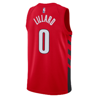 Damian Lillard 0 Portland Trail Blazers Red Statement Jersey - Elite Zone Sports