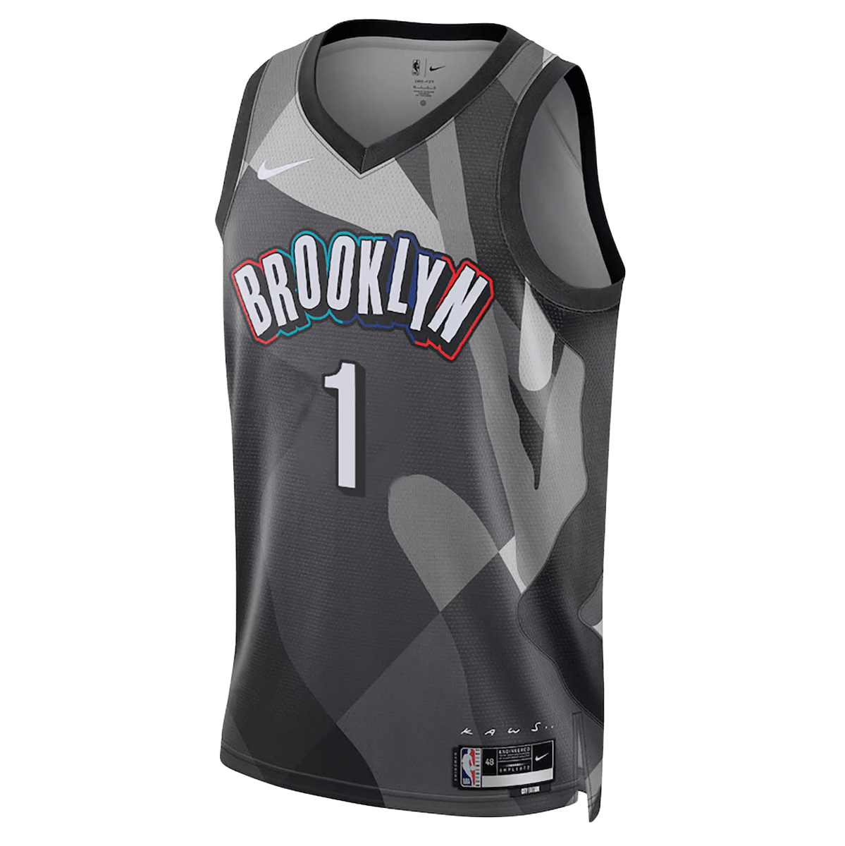 D'Angelo Russell 1 Brooklyn Nets Grey City Edition Jersey - Elite Zone Sports