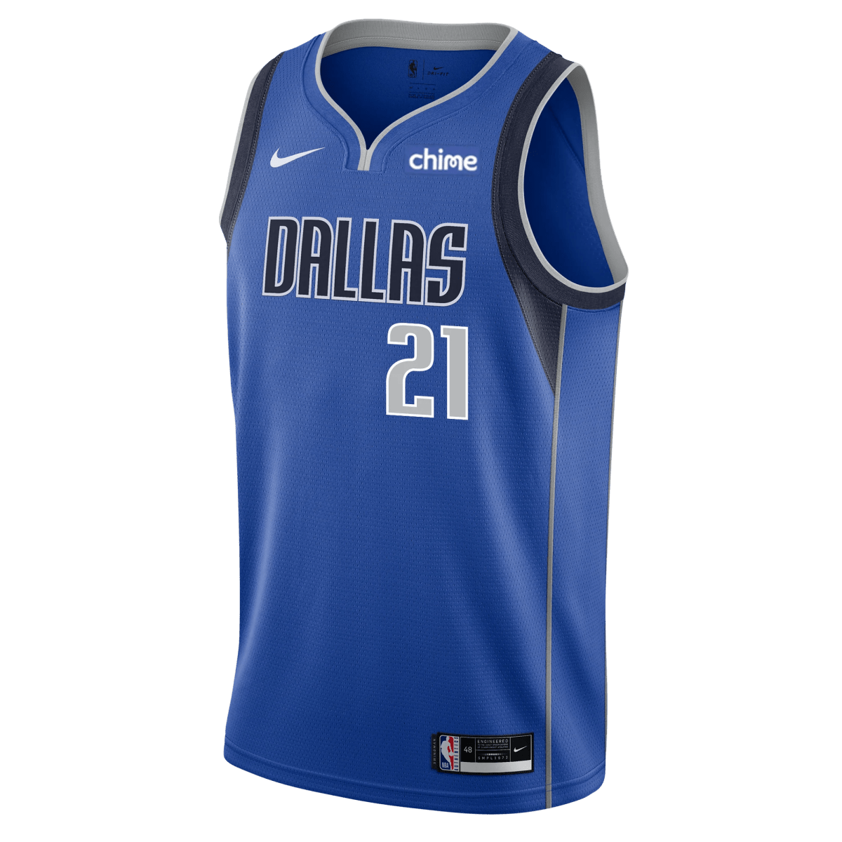 Daniel Gafford 21 Dallas Mavericks Blue Icon Jersey - Elite Zone Sports