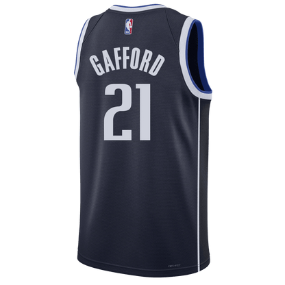 Daniel Gafford 21 Dallas Mavericks Navy Statement Jersey - Elite Zone Sports