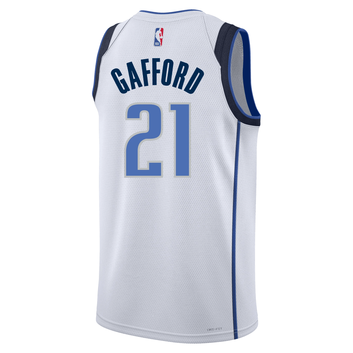 Daniel Gafford 21 Dallas Mavericks White Association Jersey - Elite Zone Sports