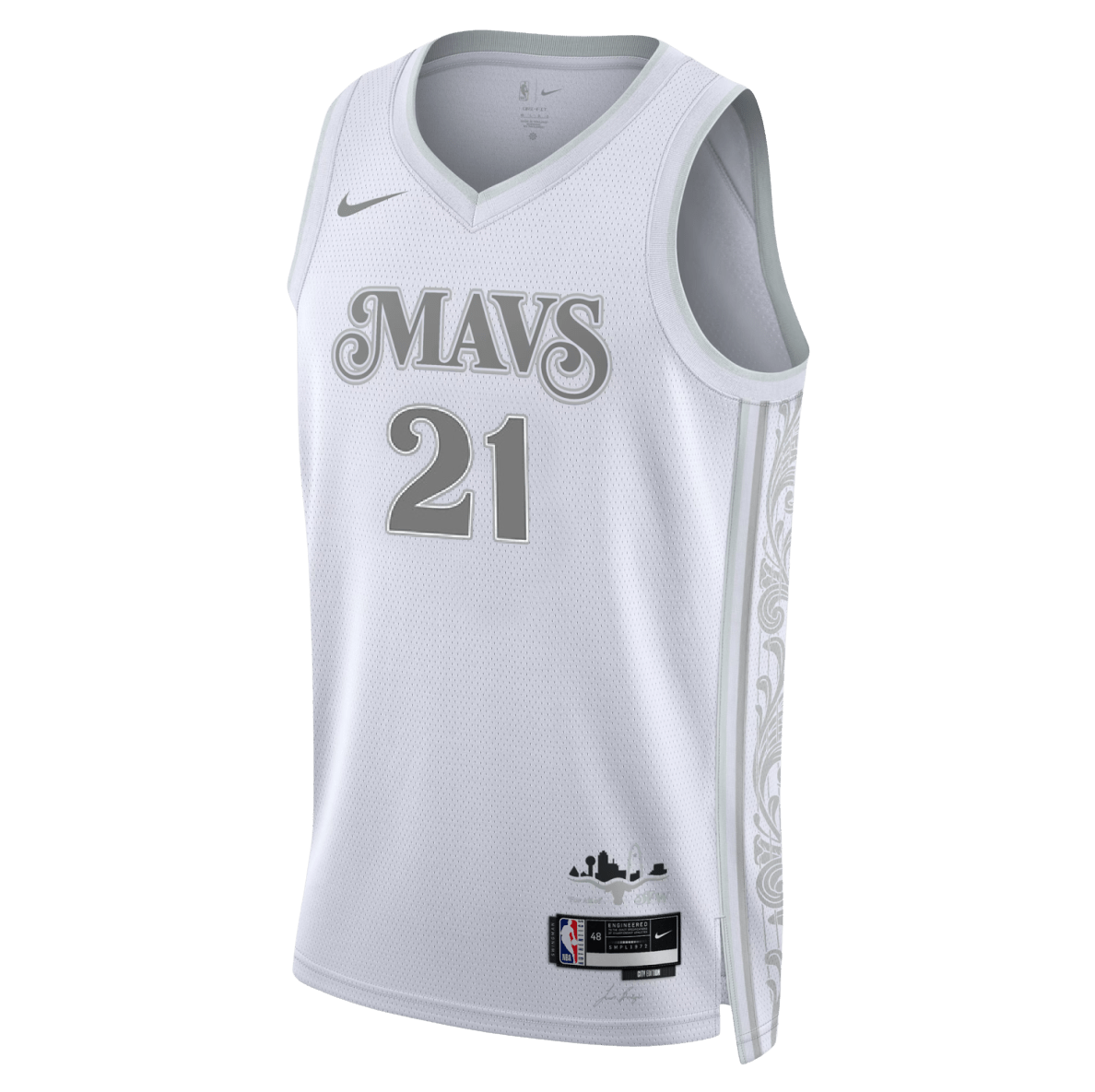 Daniel Gafford 21 Dallas Mavericks White City Edition Jersey - Elite Zone Sports