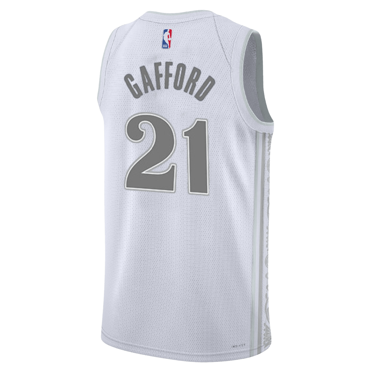 Daniel Gafford 21 Dallas Mavericks White City Edition Jersey - Elite Zone Sports