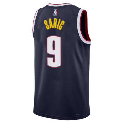 Dario Šarić 9 Denver Nuggets Navy Icon Jersey - Elite Zone Sports