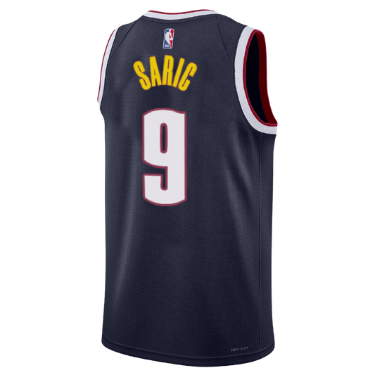Dario Šarić 9 Denver Nuggets Navy Icon Jersey - Elite Zone Sports
