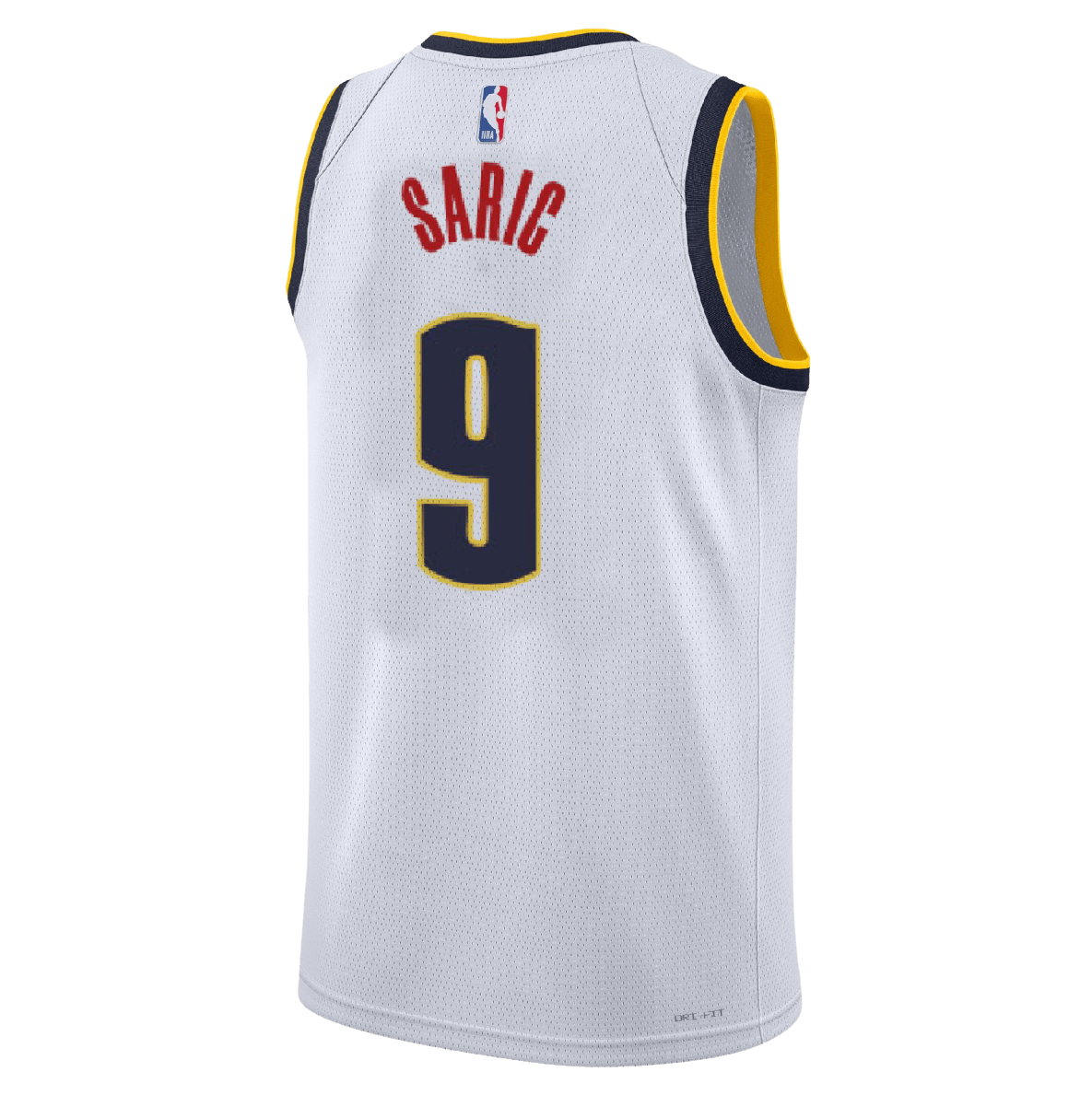 Dario Šarić 9 Denver Nuggets White Association Jersey - Elite Zone Sports