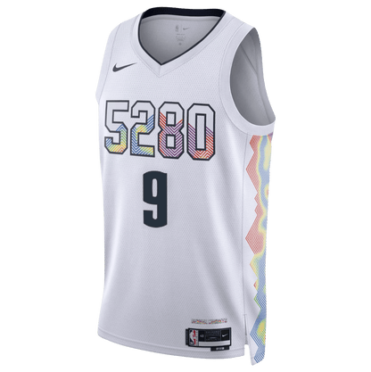 Dario Šarić 9 Denver Nuggets White City Edition Jersey - Elite Zone Sports