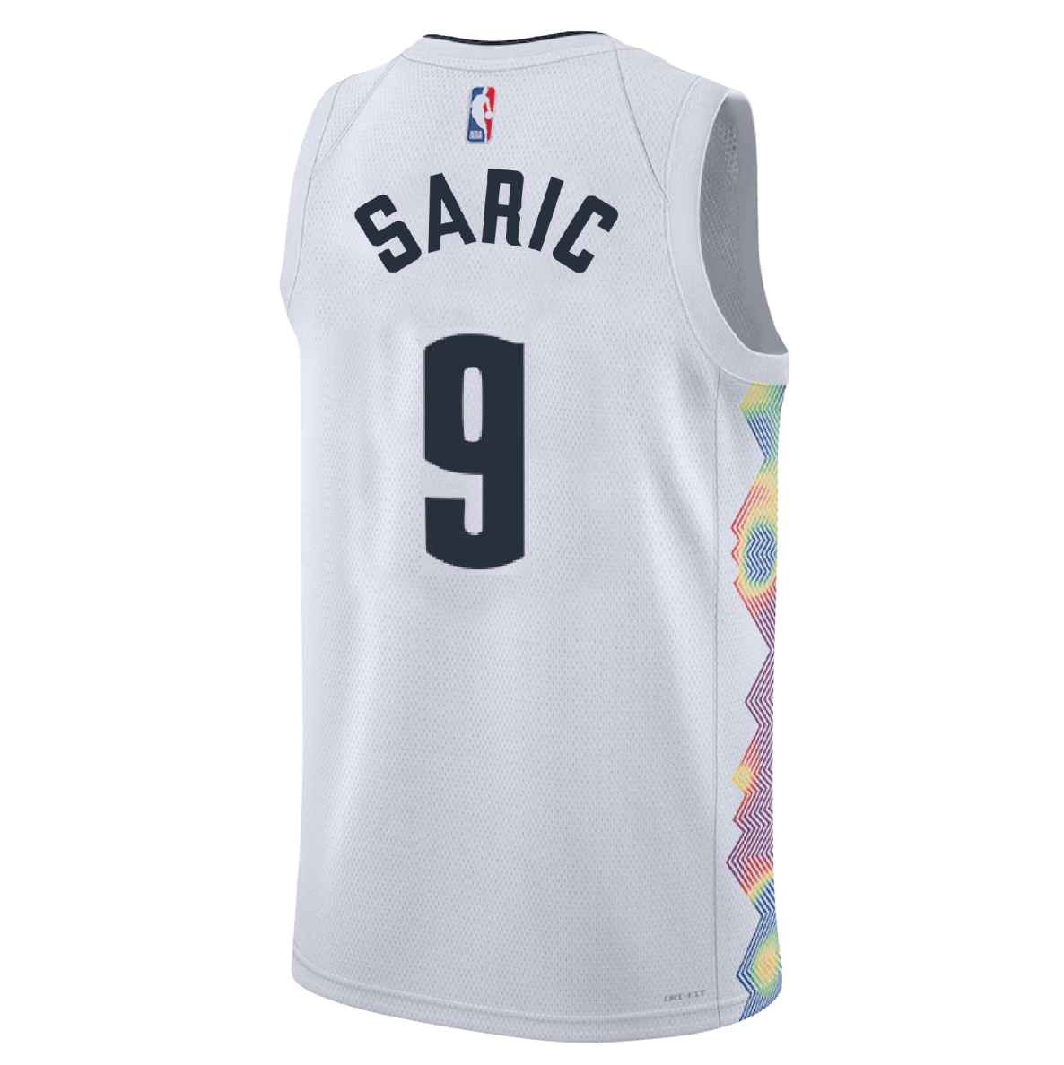Dario Šarić 9 Denver Nuggets White City Edition Jersey - Elite Zone Sports