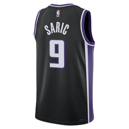 Dario Saric 9 Sacramento Kings Black Icon Jersey - Elite Zone Sports