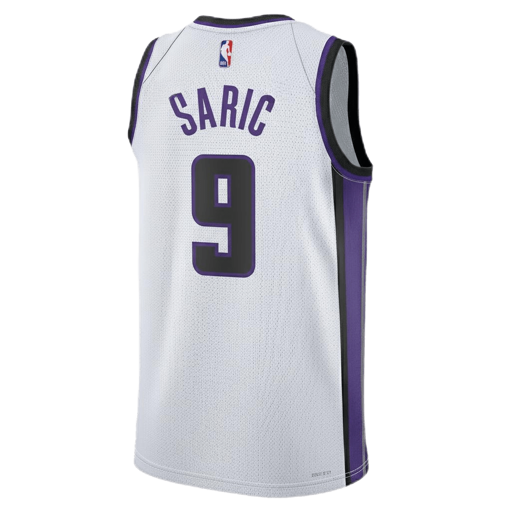 Dario Saric 9 Sacramento Kings White Association Jersey - Elite Zone Sports