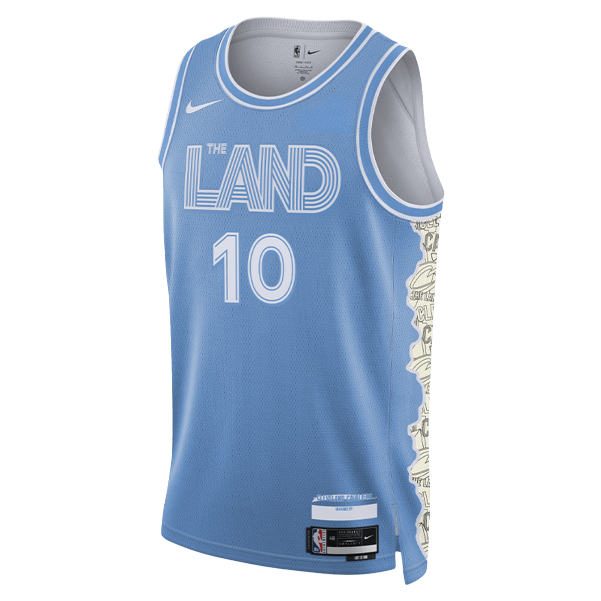 Darius Garland 10 Cleveland Cavaliers Blue City Edition Jersey - Elite Zone Sports