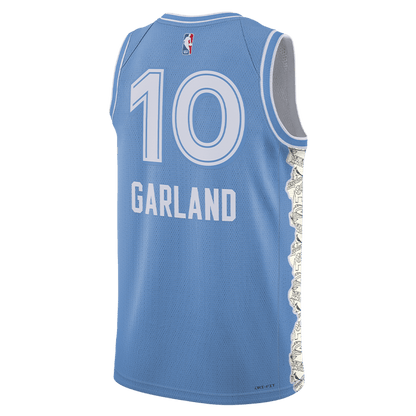 Darius Garland 10 Cleveland Cavaliers Blue City Edition Jersey - Elite Zone Sports