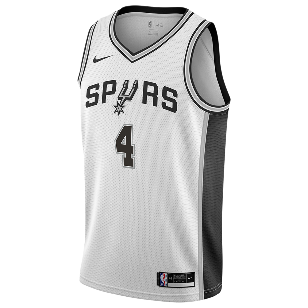 De'Aaron Fox 4 San Antonio Spurs White Association Jersey - Elite Zone Sports